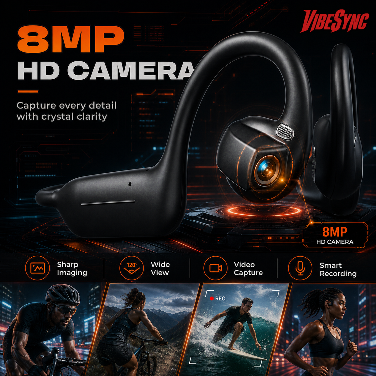 VibeSync™ Smart Camera Headset