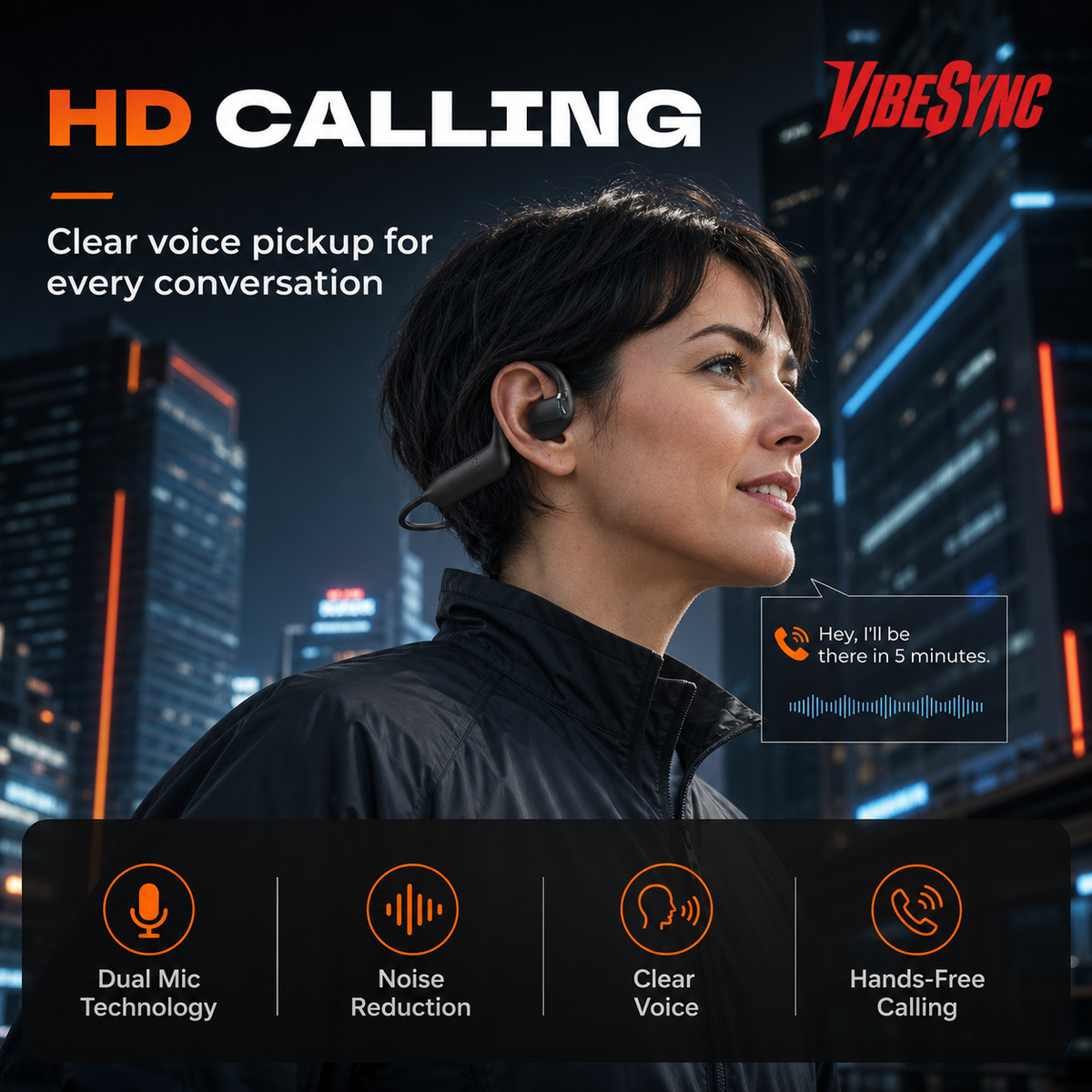 VibeSync™ Smart Camera Headset