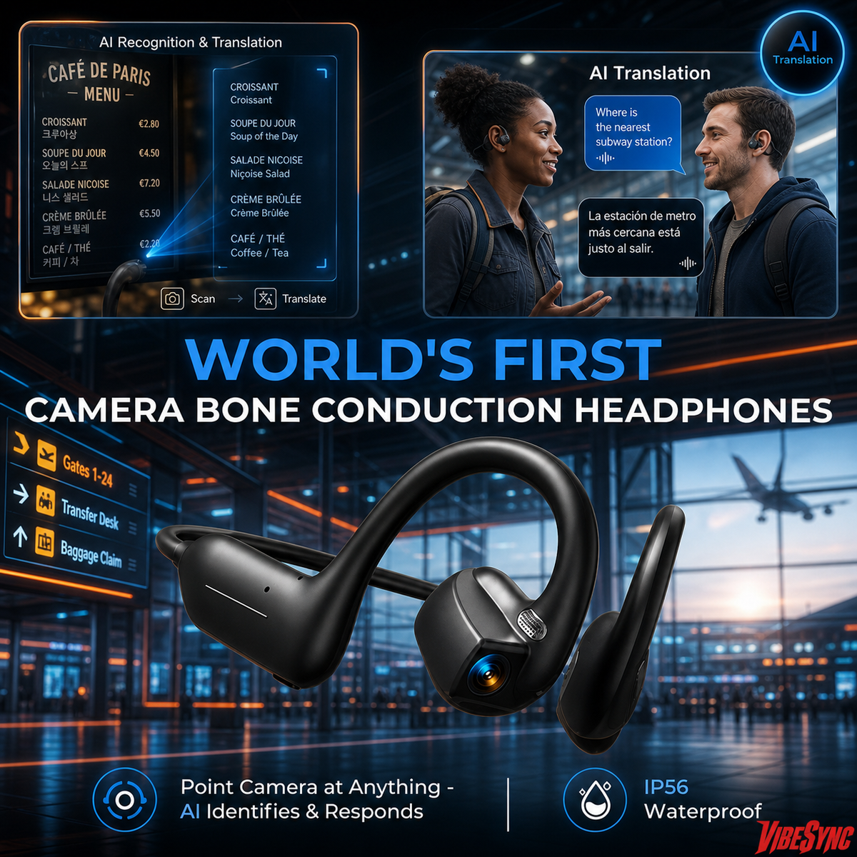 VibeSync™ Smart Camera Headset